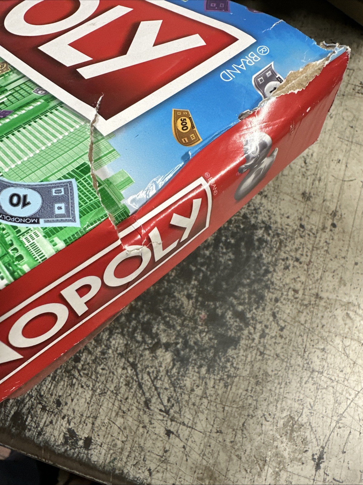 Monopoly Classic Board Game Hasbro Family Night 2-6 Players Ages 8+ Open Box Set
