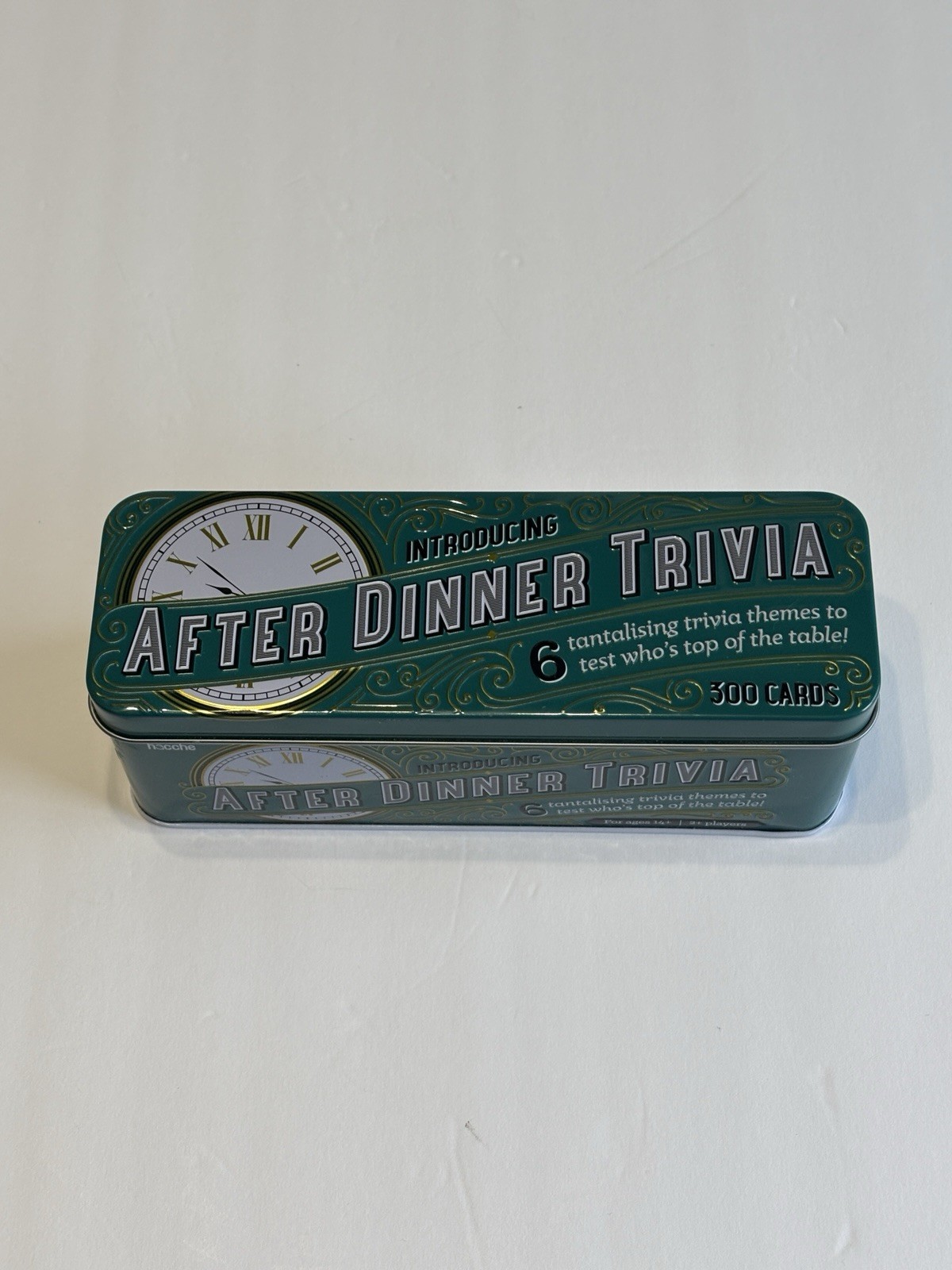 After Dinner Trivia Game by Hacche Ages 14 and Up For 2 or more Players NOB