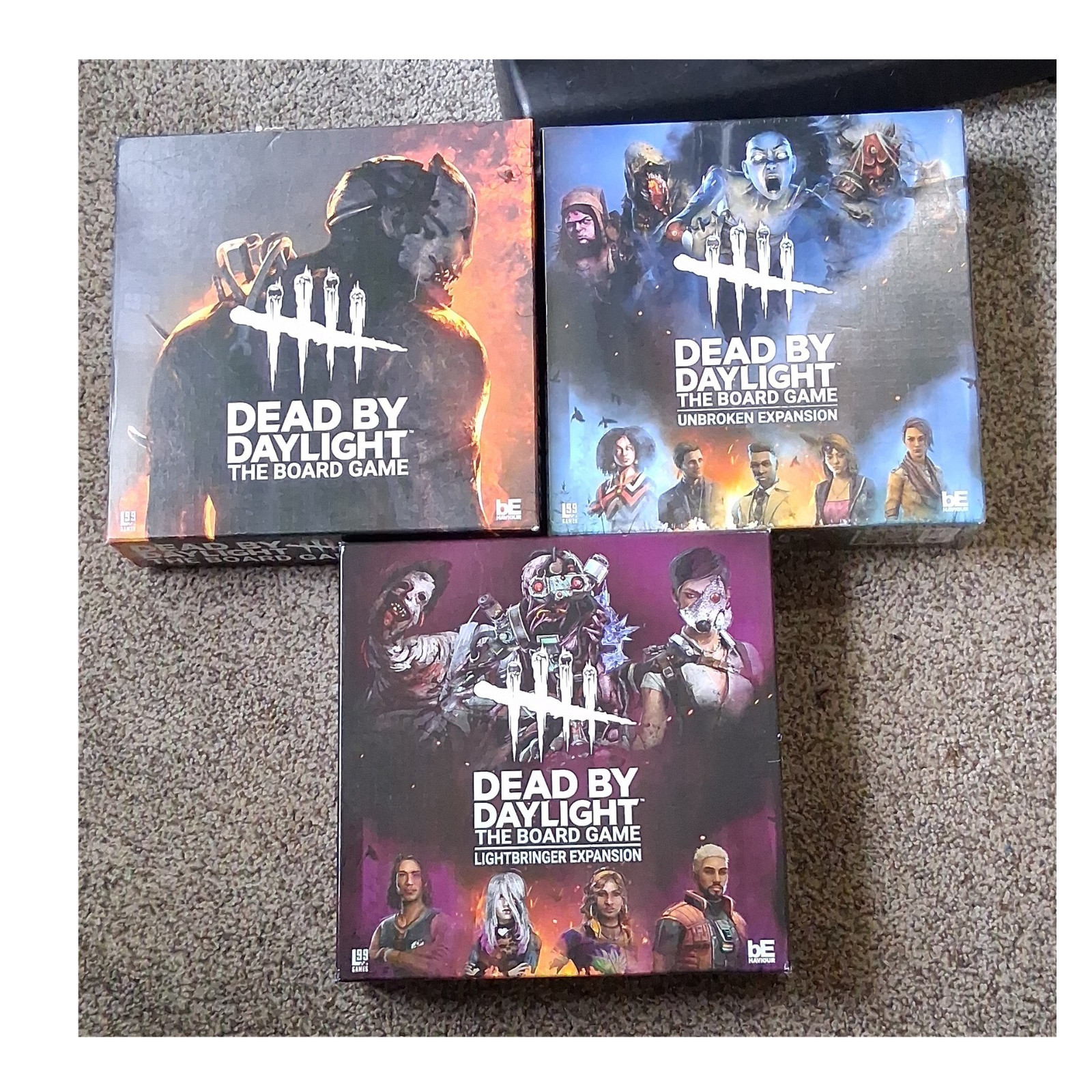 Level 99 Games Dead by Daylight Board Game and Unbroken + Lightbringer Expansion