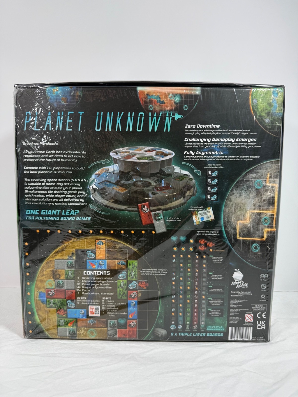 Planet Unknown deluxe edition board game w/ Supermoon expansion – NEW!