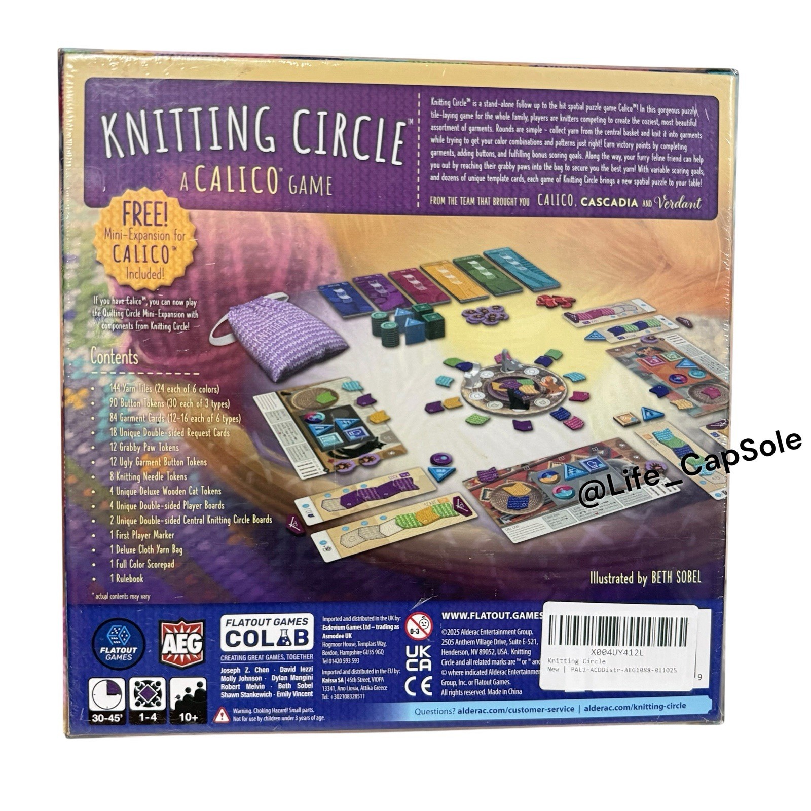 Knitting Circle A Calico Puzzly Game Calico Cats Yarn Cozy Knits | 1-4 players