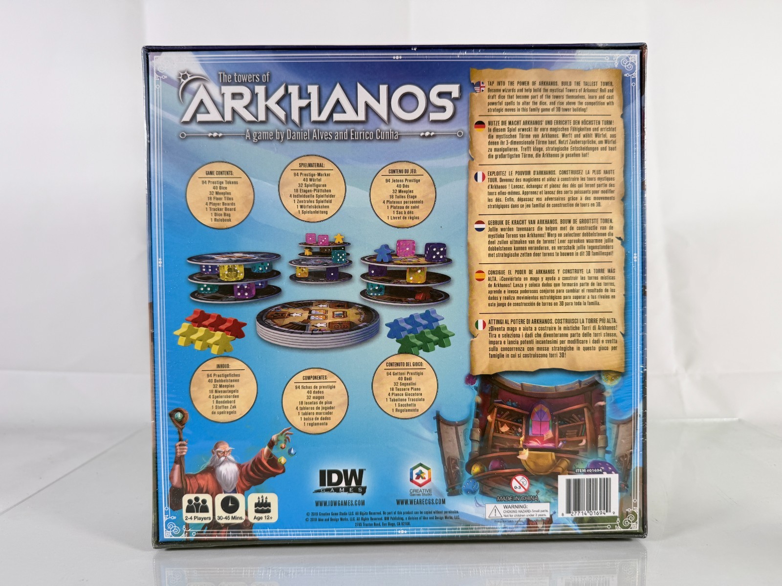 The Towers of Arkhanos Daniel Alves/Eurico Cunha IDW Games NIB