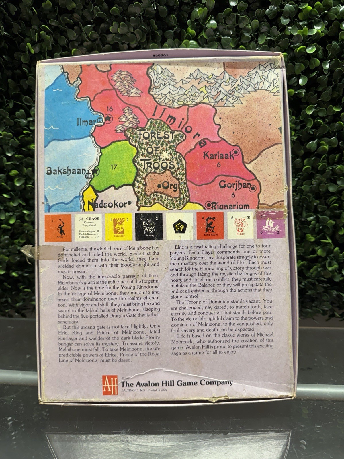 ELRIC Young Kingdoms Adventure Game Avalon Hill 1984 Vintage