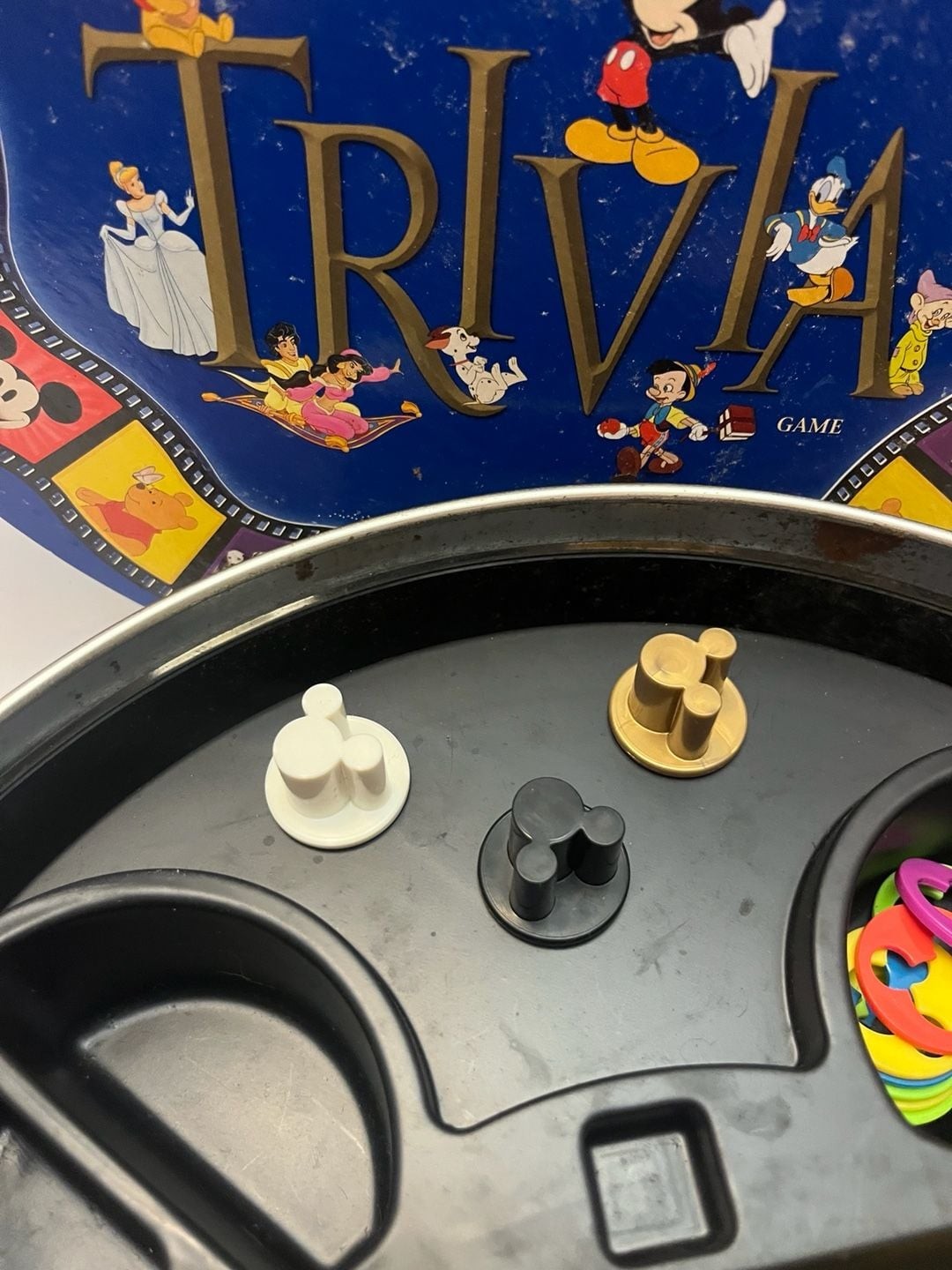1997 The Wonderful World of Disney Trivia Game in Collector Tin by Mattel