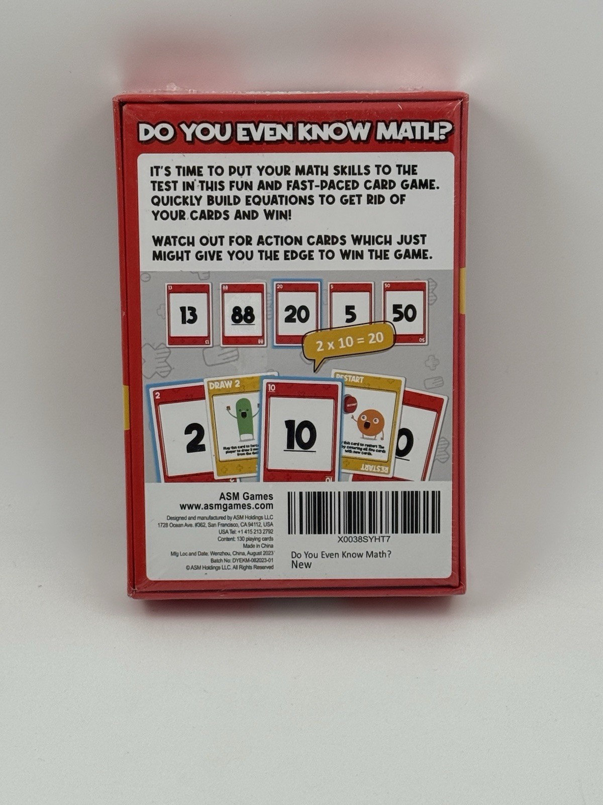 Do You Even Know Math? The Ultimate Mental Math Game for Kids 8+, Teens and A…
