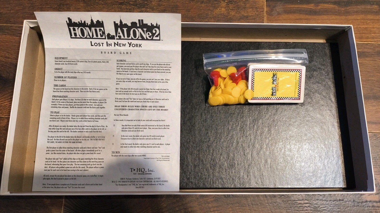 Home Alone 2: Lost in New York board game