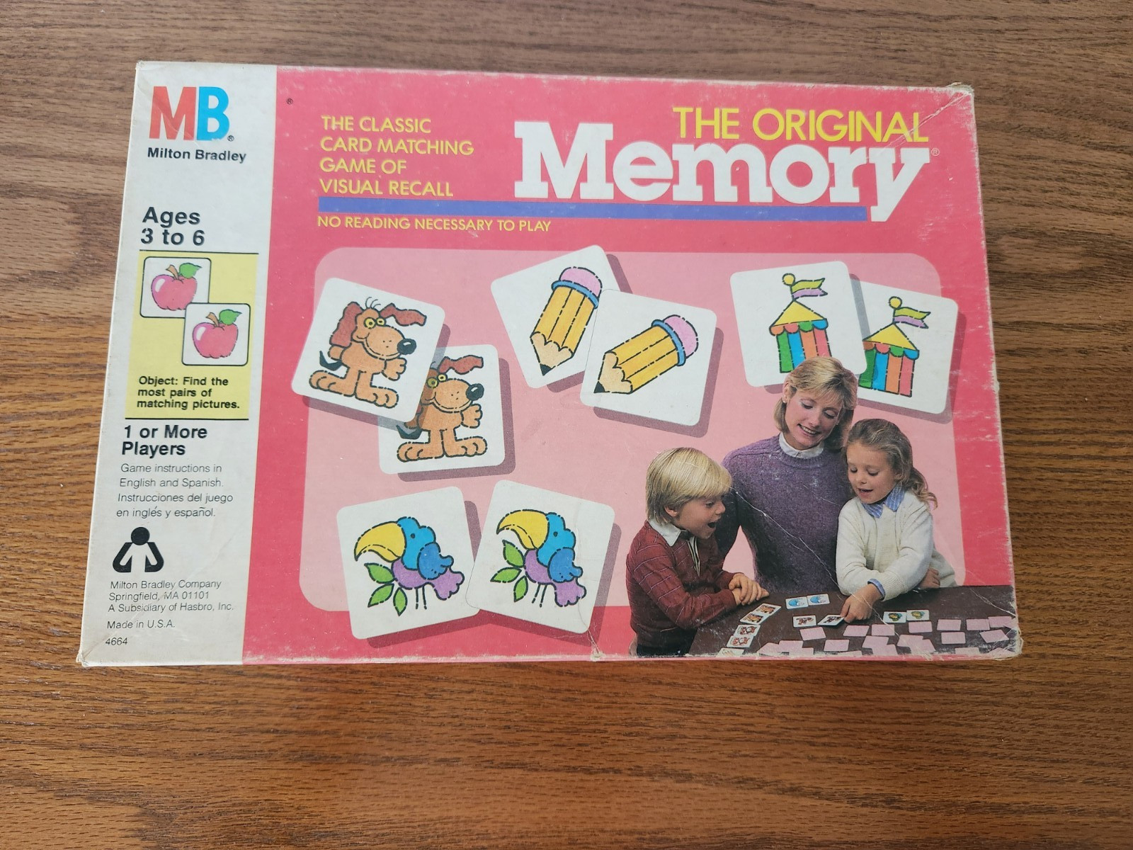 Vintage 1987 Milton Bradley The Original Memory Game Ravensburger 100% Complete
