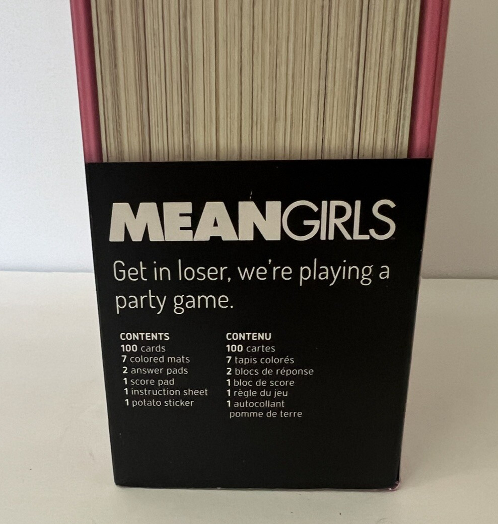 MEAN GIRLS Burn Book A Party Game Board Game Brand New! As seen on TIKTOK 14+
