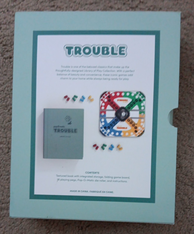 LIbrary of Play : Candy Land; Chess; Clue; Guess Who? Scattergories; Trouble;