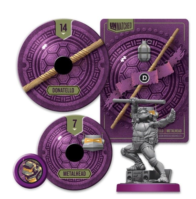 Unmatched Adventures Teenage Mutant Ninja Turtles TMNT Board Game Restoration