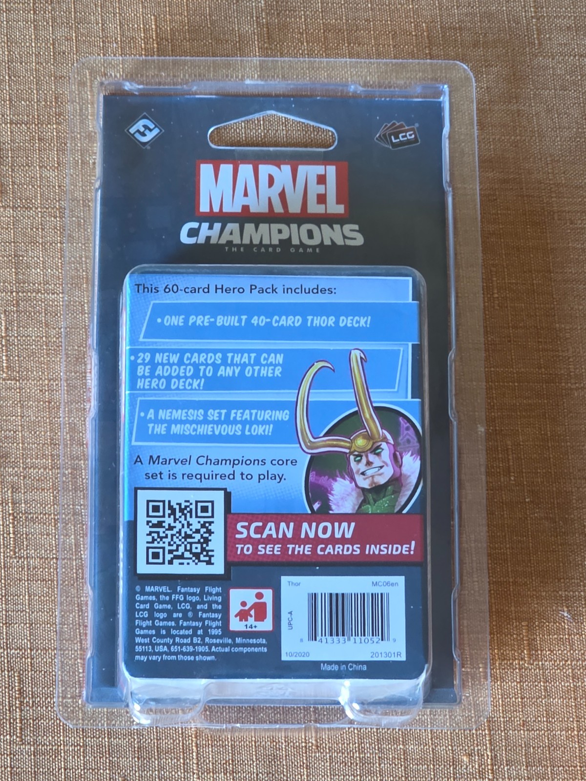 Marvel Champions Card Game LCG – Thor Hero Pack – New Sealed Out of Print
