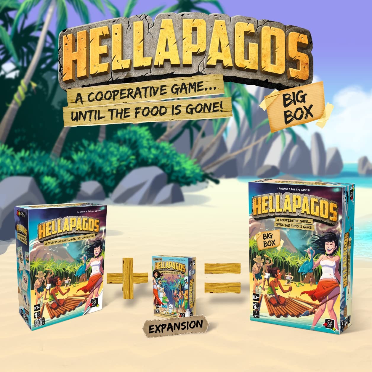 Hellapagos: Big Box | Cooperative Party Game for Teens and Adults | Ages 10+ | 3
