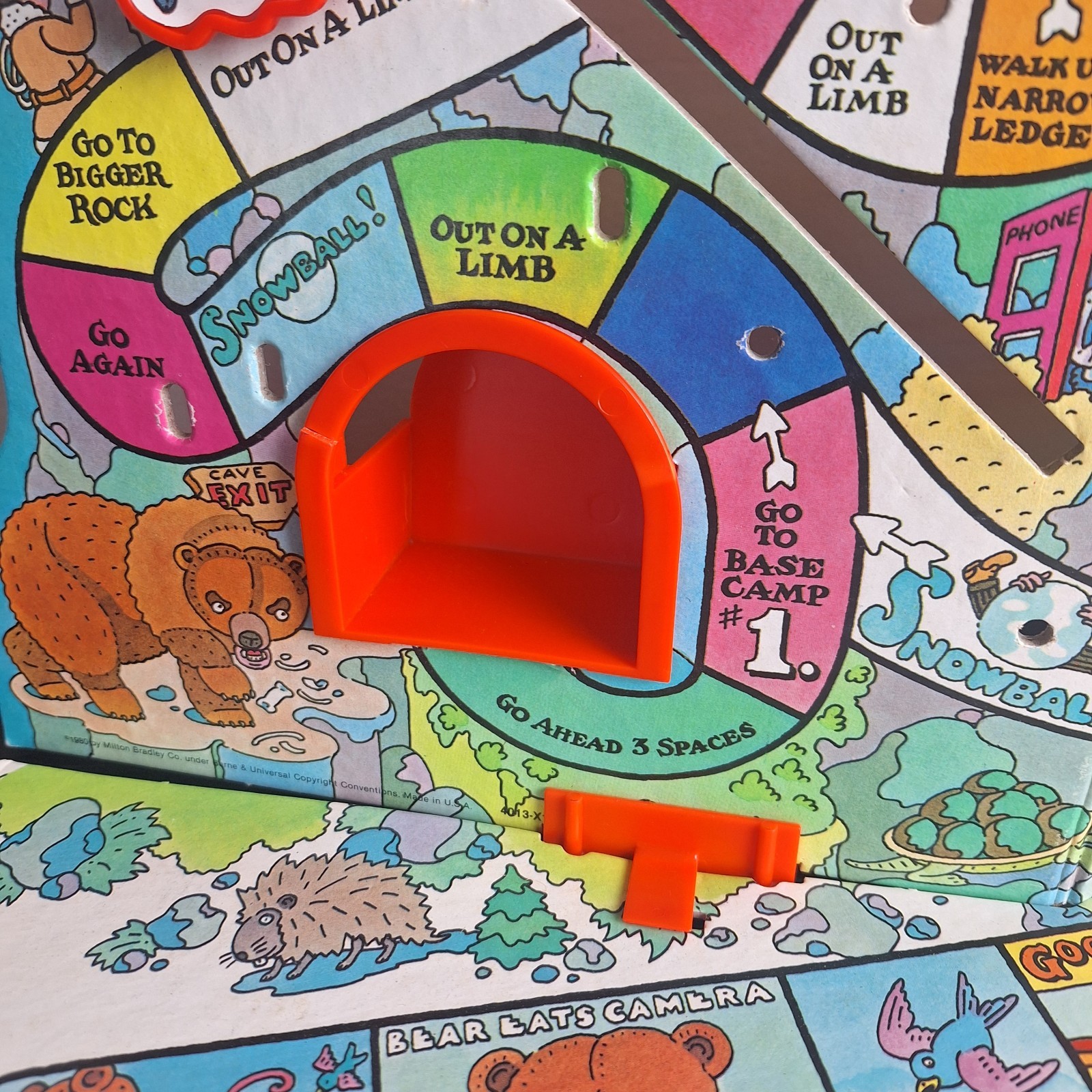 Milton Bradley Oh What a Mountain 3D Board Game Adventure VTG 100% COMPLETE-READ