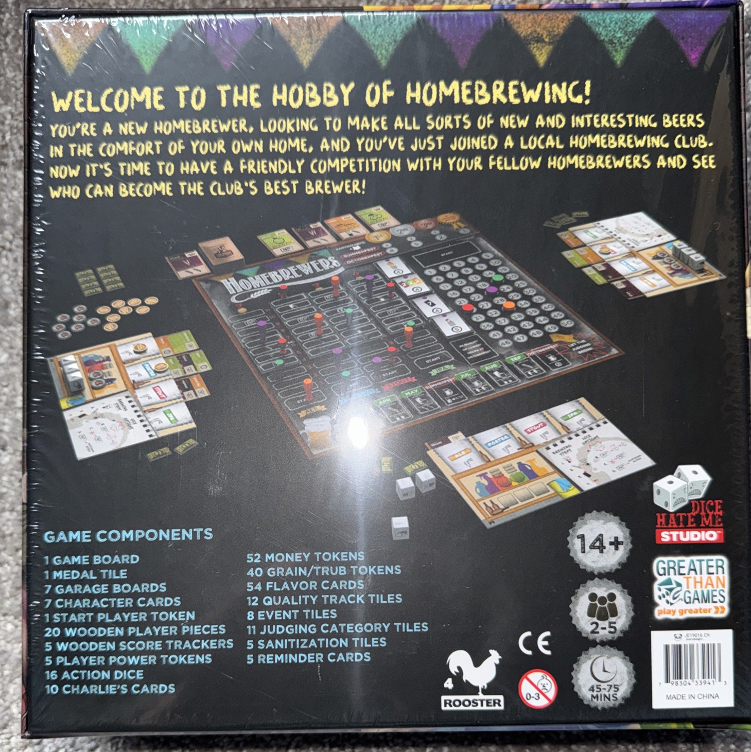 Homebrewers-Dice Game of Inventive Beers & Homemade Competition | Fun board game