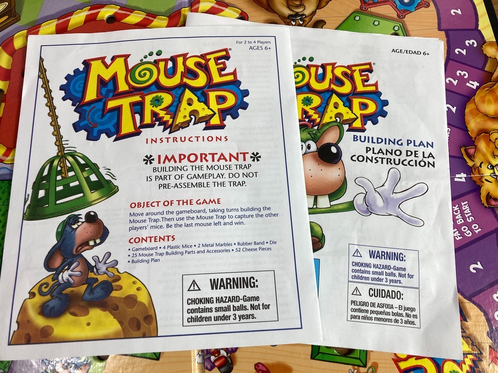2005 Mouse Trap Game by Milton Bradley Complete in Great Condition