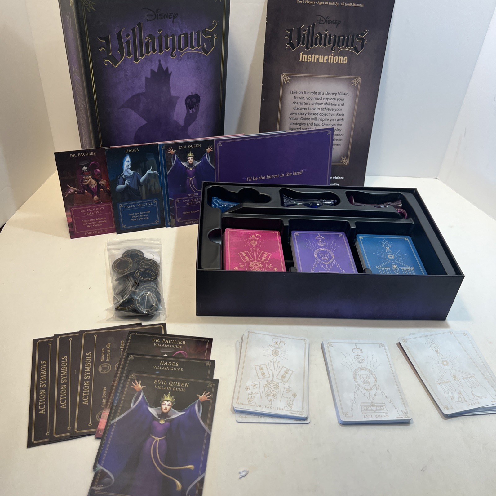 Disney Villainous Game – Wicked To The Core Kids Board Game, Family Fun Toy