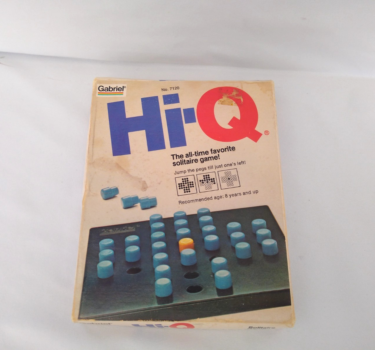Vintage Gabriel HI Q 7120 Solitaire Peg Game 1978 Complete Favorite Travel Games
