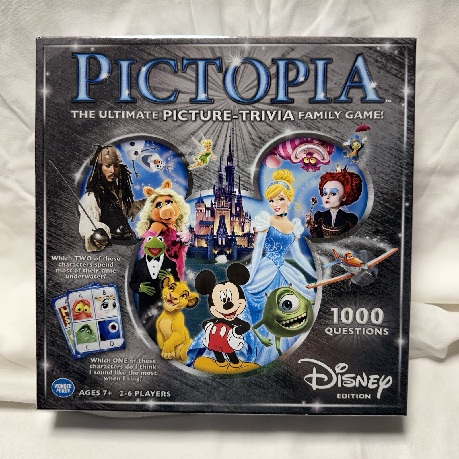 Pictopia Picture Trivia Disney Edition Board Game 2-6 Players Age7+