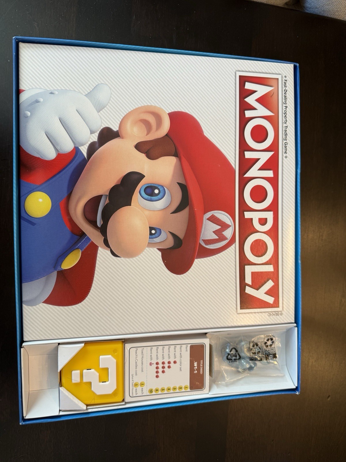 Hasbro Monopoly Super Mario Celebration Edition Board Game New in Open Box