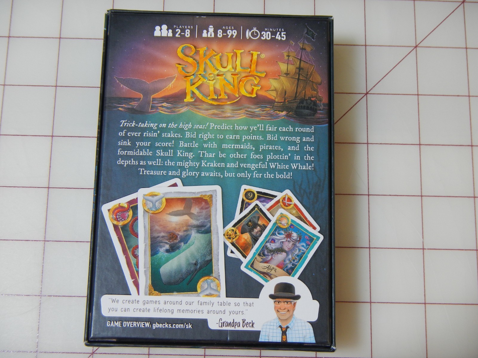 Skull King board card game Grandpa Beck’s Games