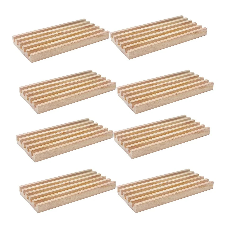 Wooden Domino Trays/Racks Set of 8 Mexican Train Domino Trays/Racks Double 12…