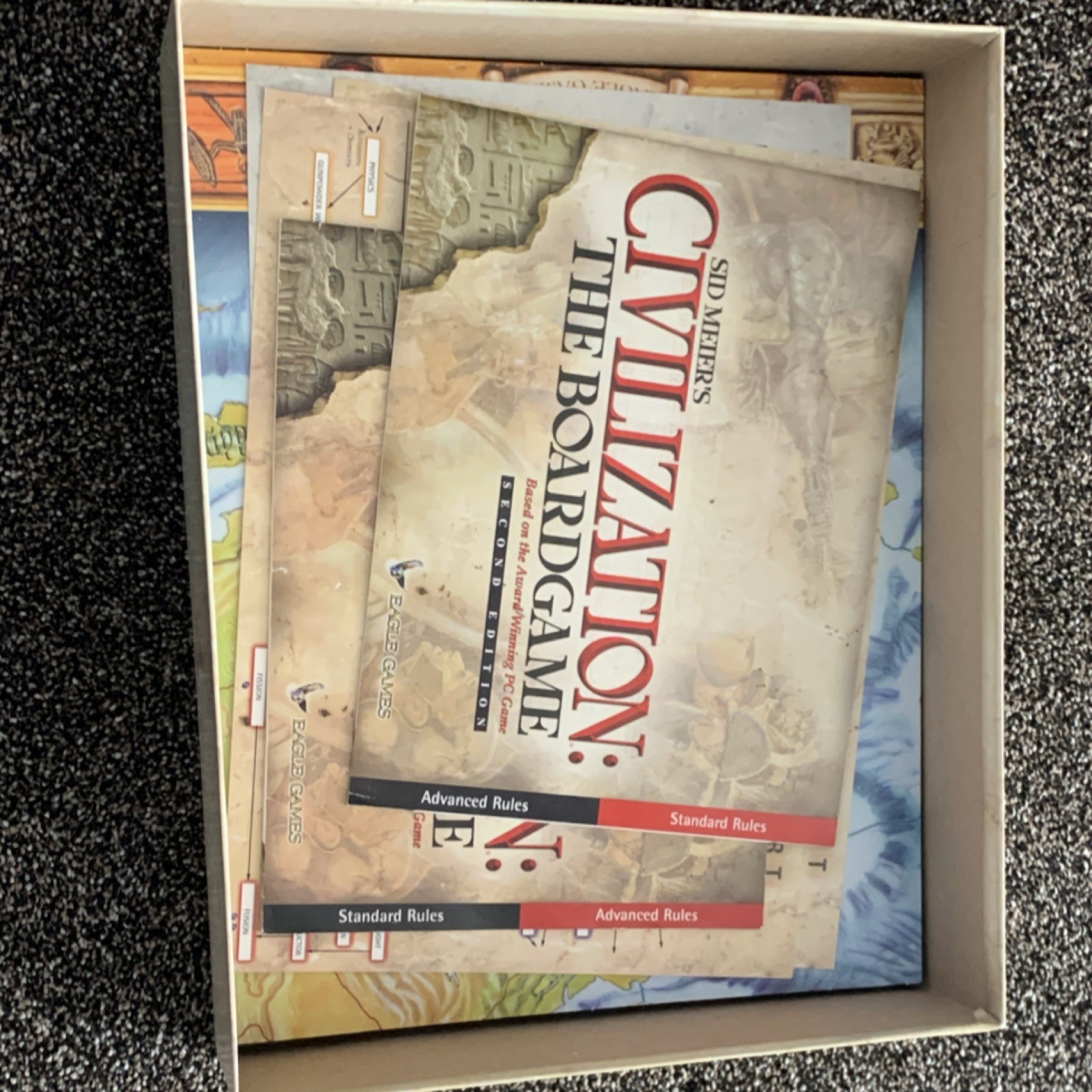 Eagle Games Sid Meier’s Civilization Board Game Second Edition Strategy Complete