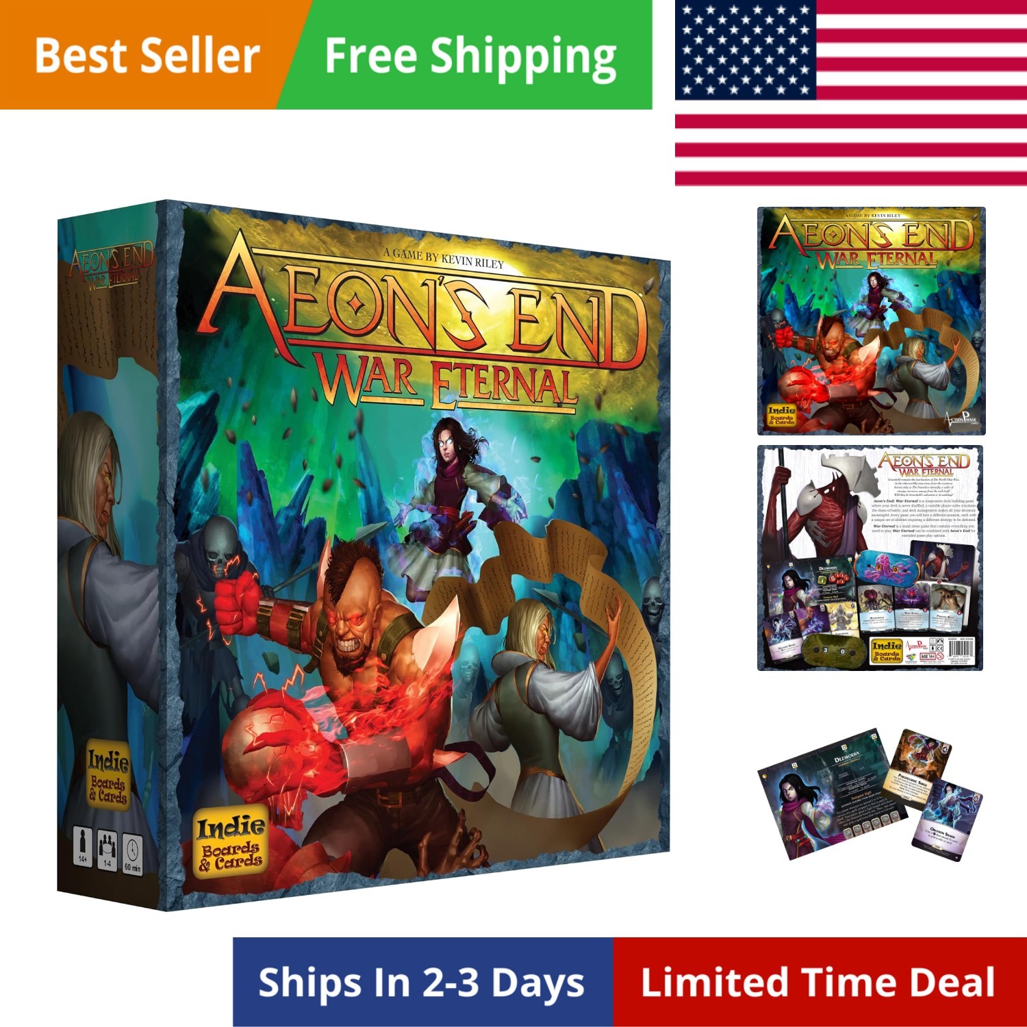 Aeon’s End War Eternal – Cooperative Sci-Fi Fantasy Strategy Deck-Building Bo…