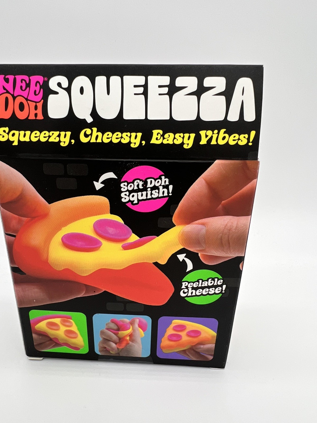 AUTHENTIC NeeDoh SQUEEZZA Pizza Slice Squishy Toy Nee Doh Fidget Toy BRAND NEW