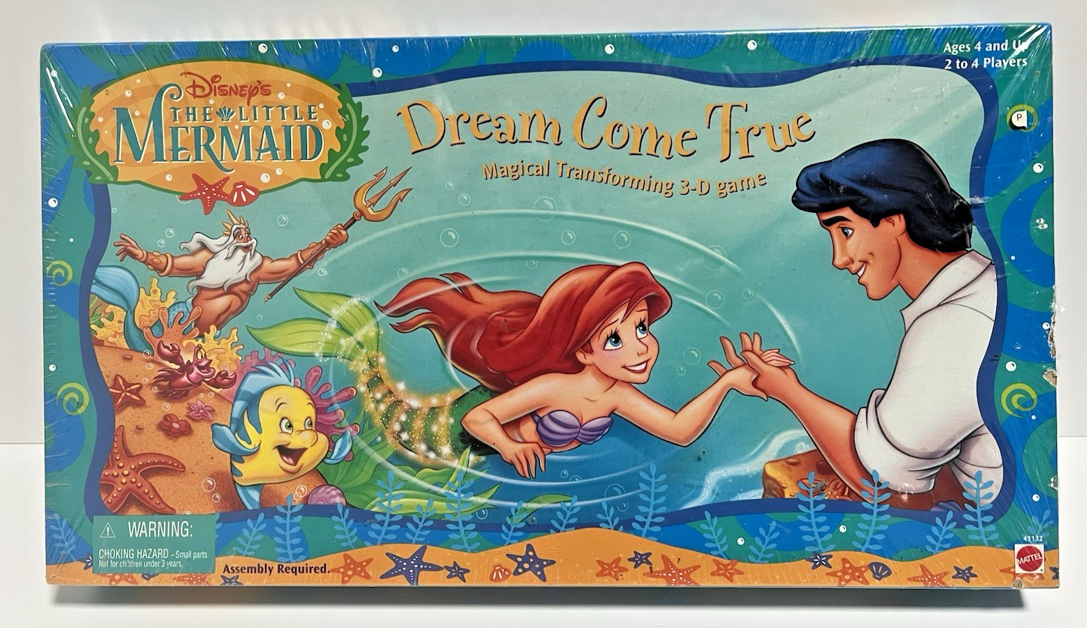 Disney The Little Mermaid Dream Come True Magical Transforming 3D Game 1997 NOS
