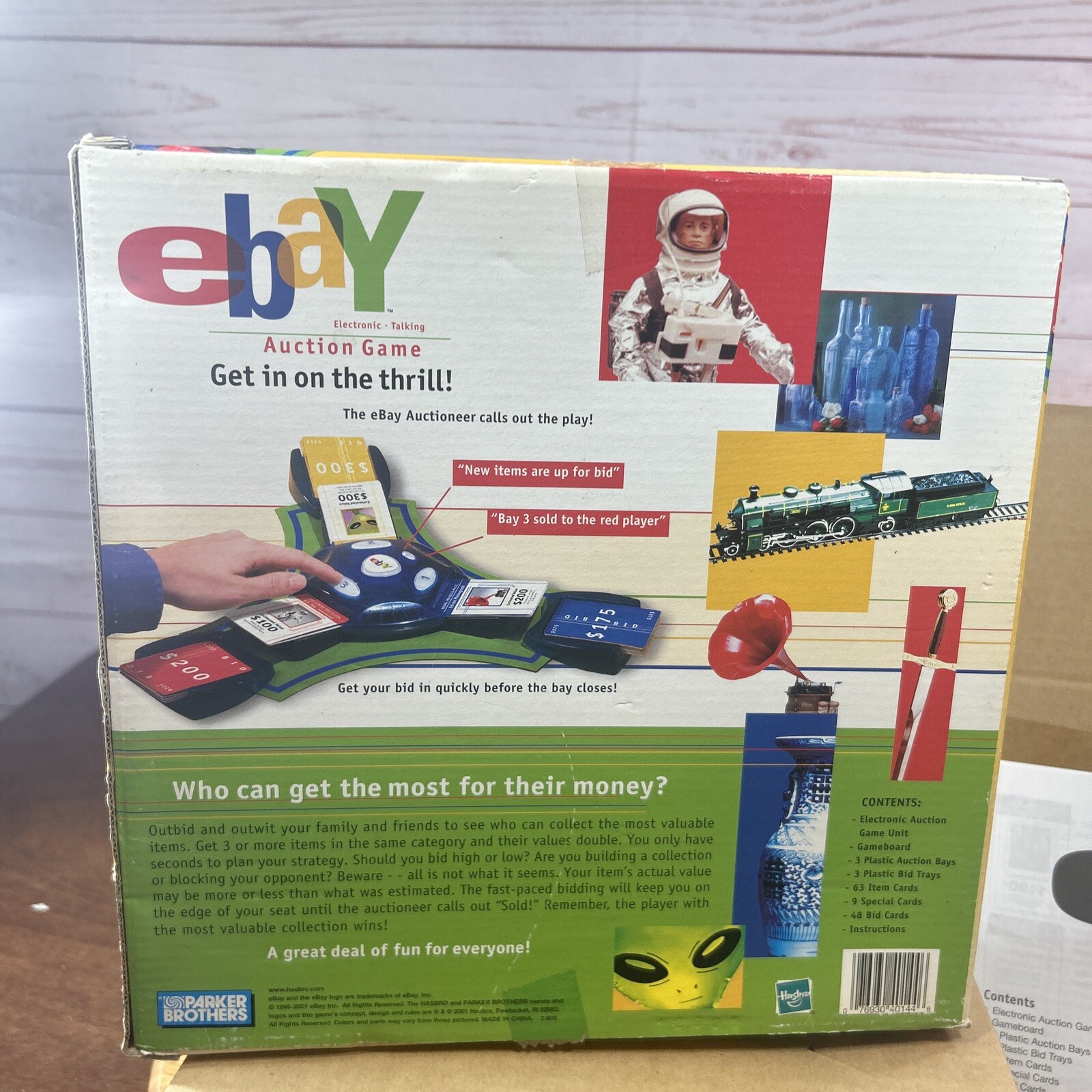 Ebay Auction Game by Hasbro Electronic Talking Auction Ages 10 & Up New in Box