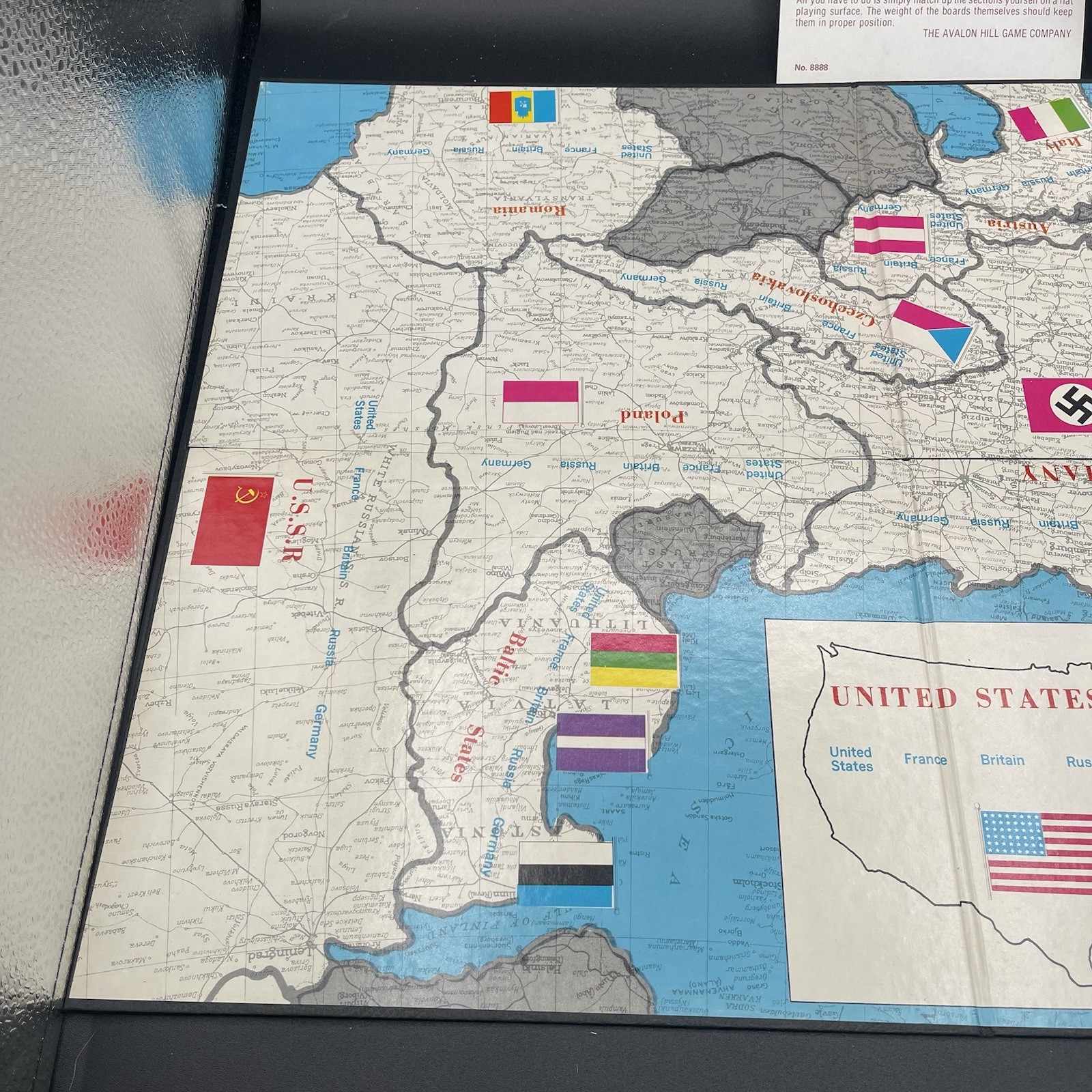 Origins of World War II 2 – 1971 Board Game (Unpunched)