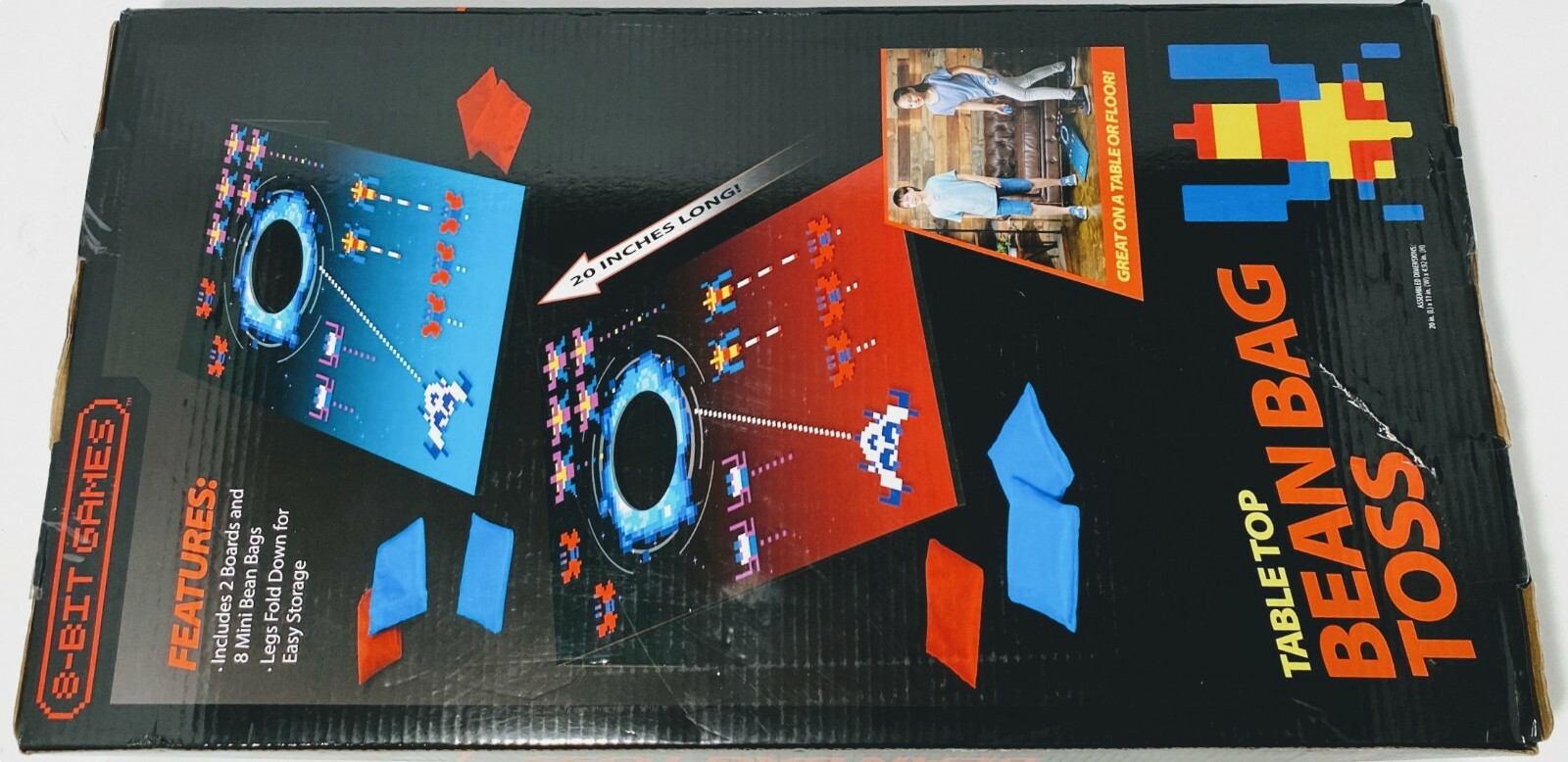 REC-TEK Table Tip Bean Bag Toss Set – For Kids 12 years old and up