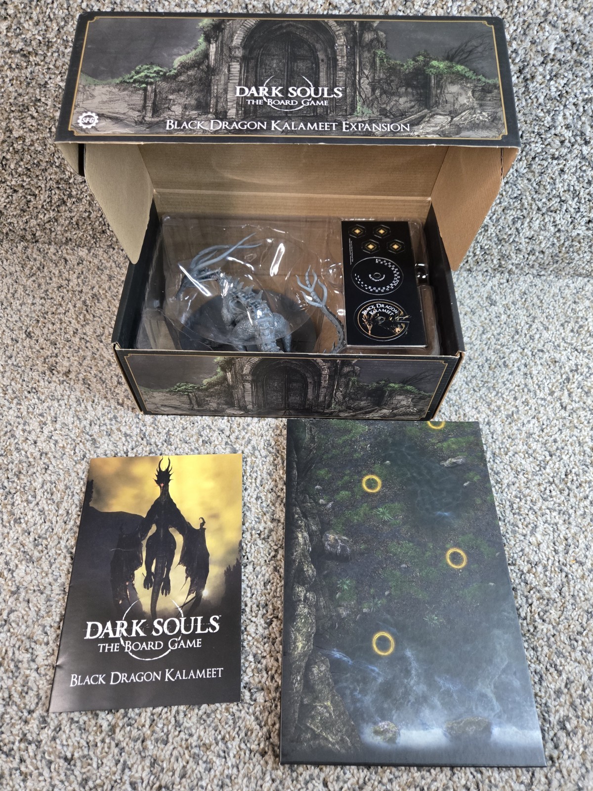 Dark Souls The Board Game Black Dragon Kalameet Expansion UNPUNCHED NEW OPEN BOX
