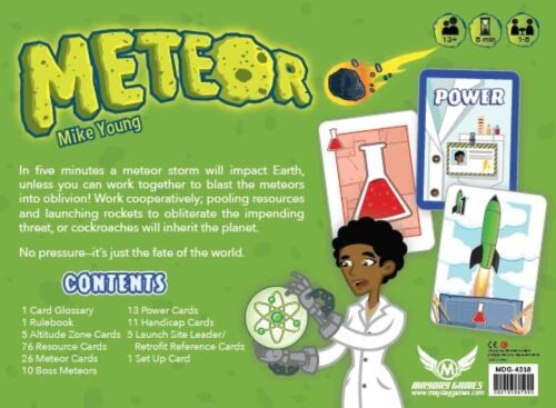 Meteor Board Game [Mayday Games Dice And Cards Board Game 1 to 6 Players] NEW