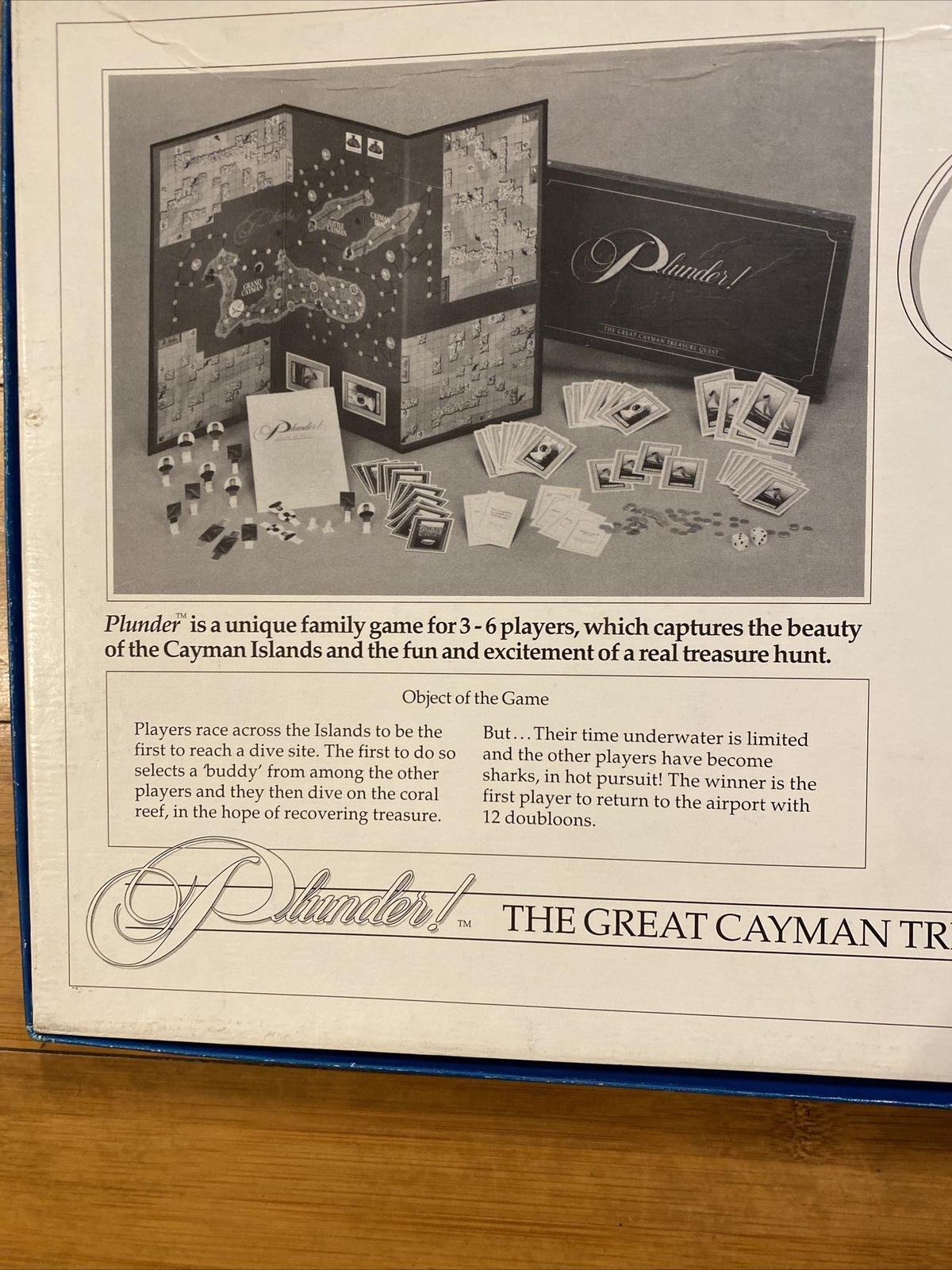 PLUNDER: The Great Cayman Treasure Quest Game, 1991, Island Games, Caribbean Sea