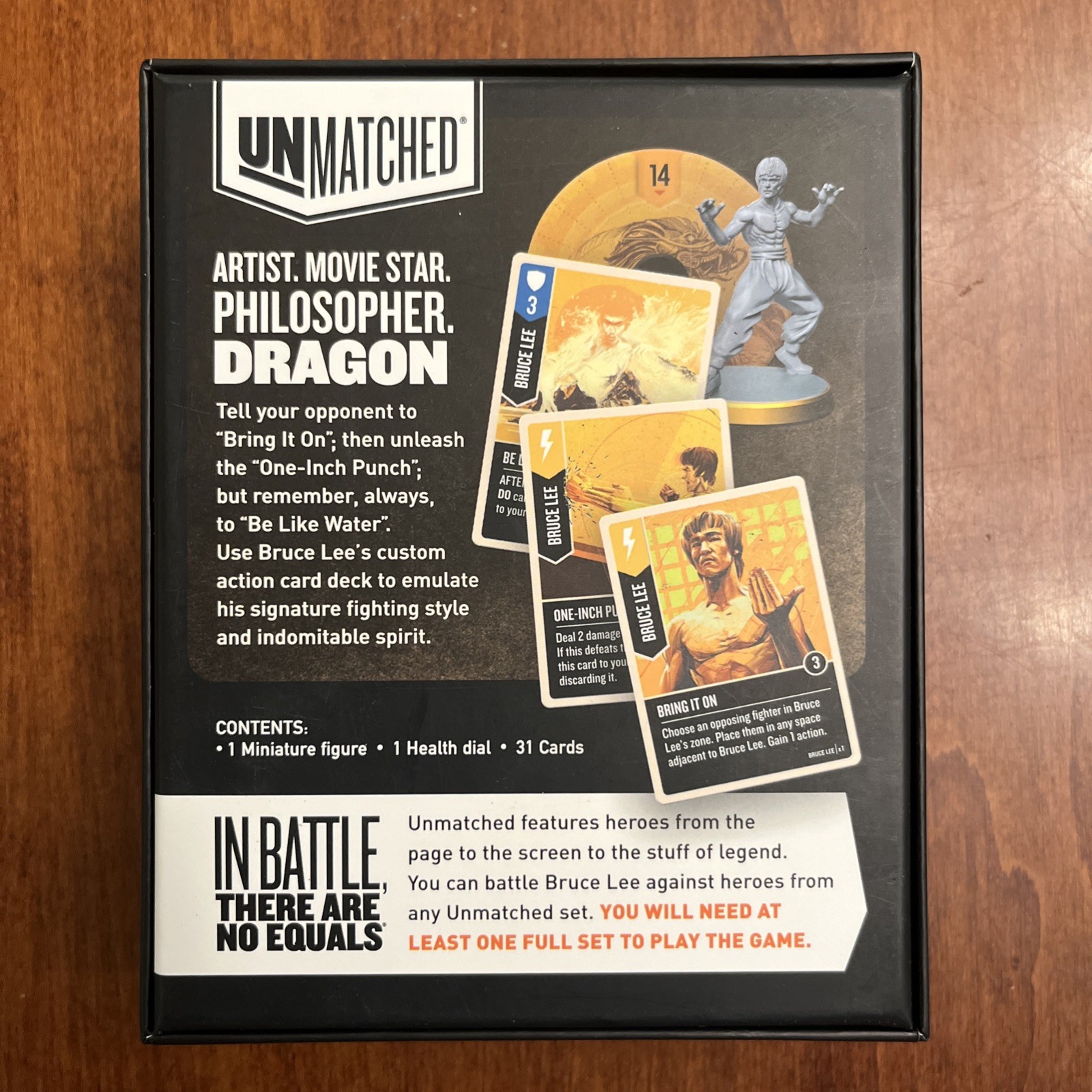 Unmatched BRUCE LEE Expansion Complete, RESTORATION GAMES