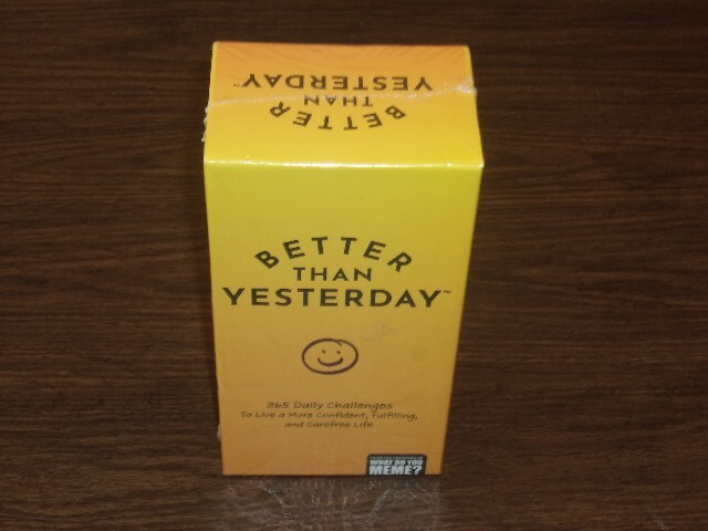 NIB 2022 BETTER THAN YESTERDAY Game 365 Daily Challenges To Live Confident Life