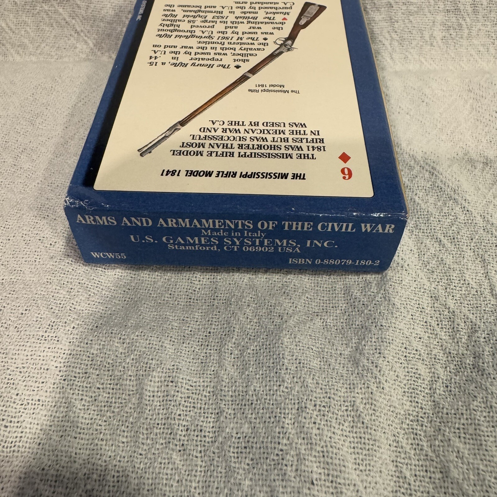 Arms And Armaments Of The Civil War Card Game By U.S. Games Systems, Inc 1995