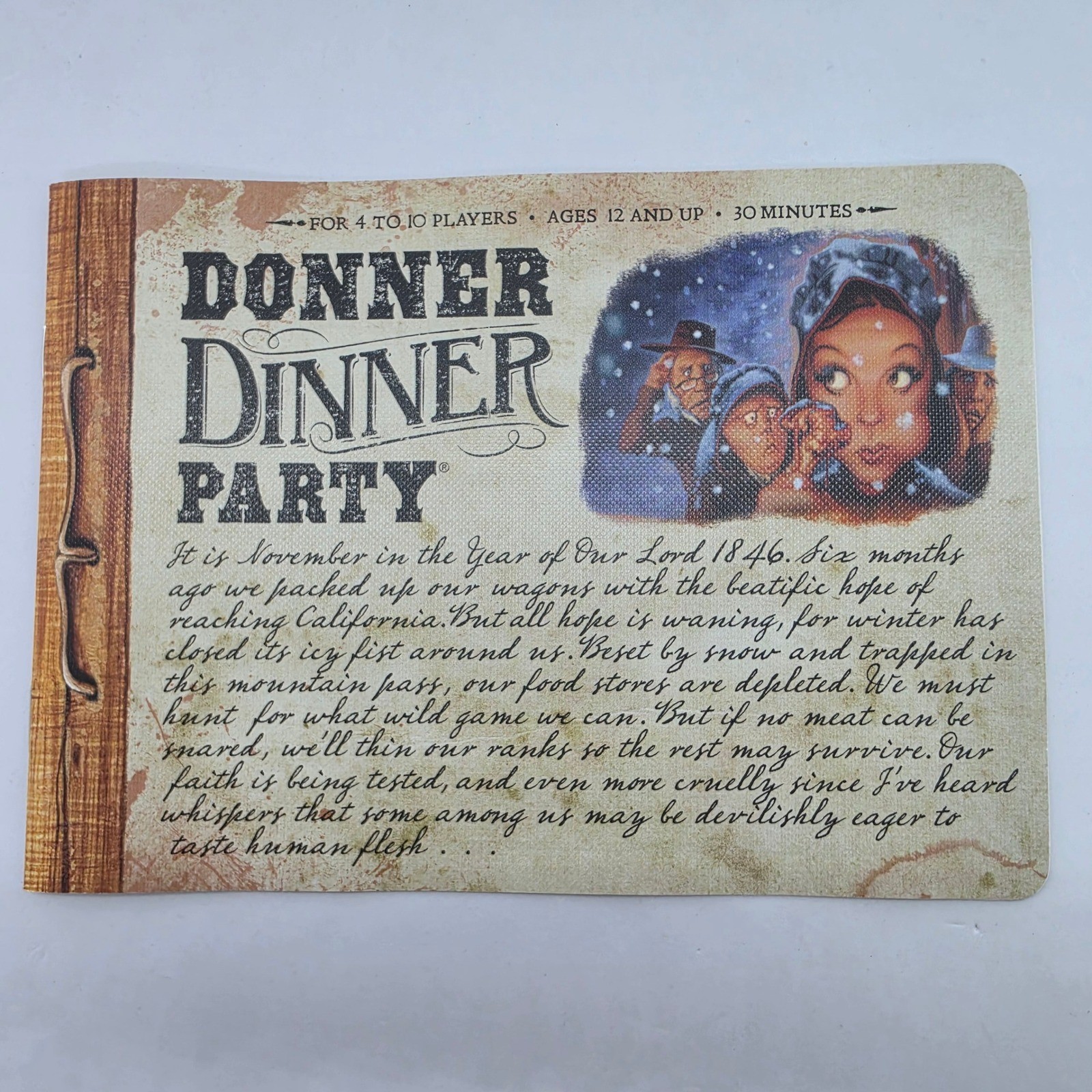 Donner Dinner Party Board Game Chronicle Books Social Deduction 4-10 Players
