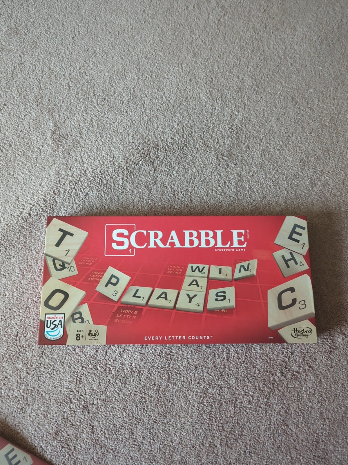 Scrabble Board Game 2013 Hasbro COMPLETE