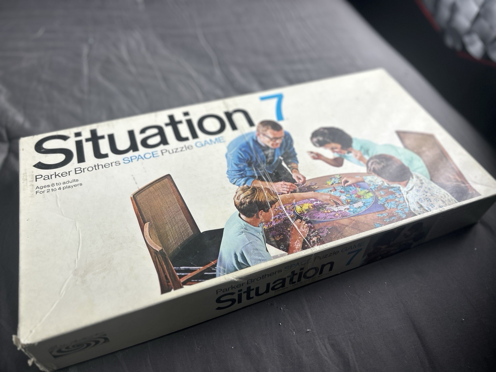 Parker Brothers Situation 7 Space Jigsaw Puzzle Game Complete 2+ Players