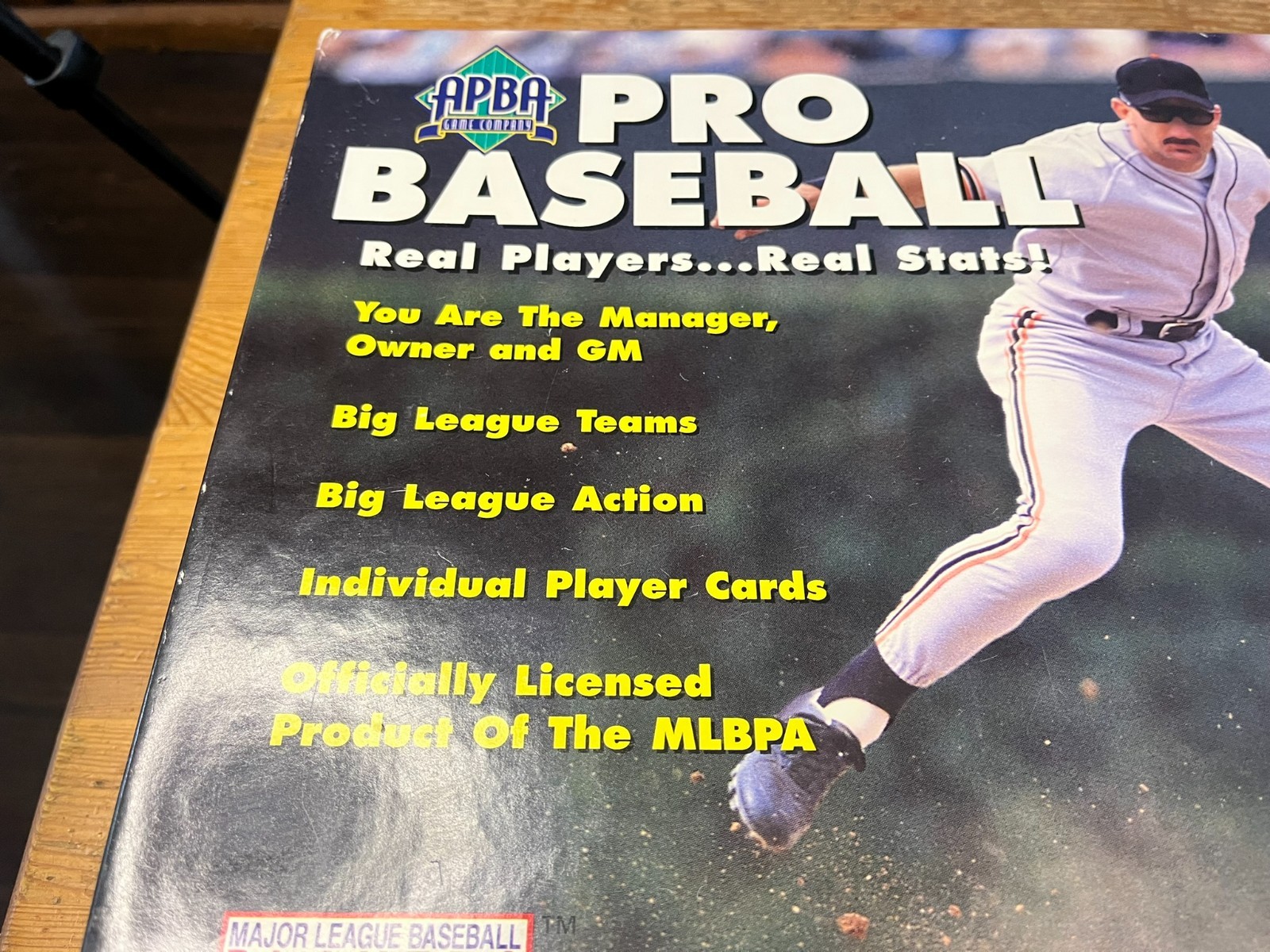 1996 APBA Pro Baseball Game Vintage MLB Fantasy Statistics Board Game Dice