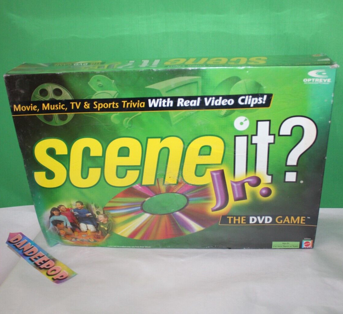 Mattel Screenlife Optreve Scene It? Jr DVD Game Mattel 2007 Sealed