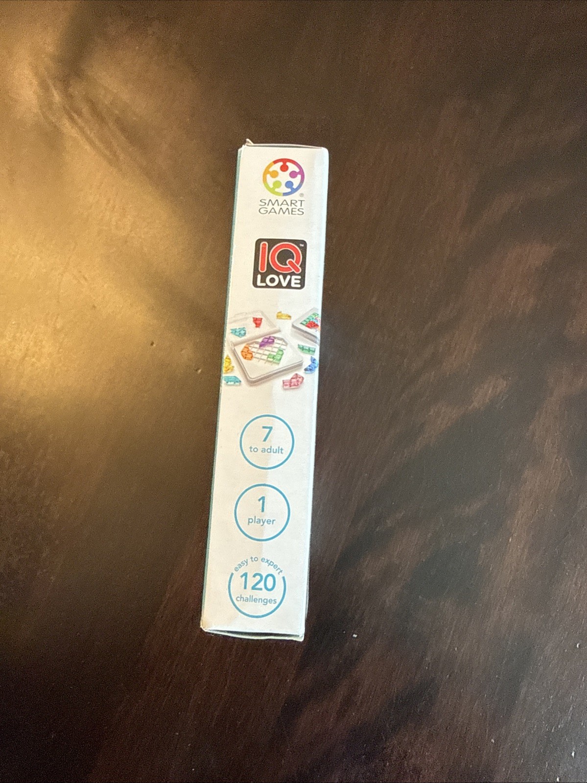 IQ LOVE 1 Player Logic Game: 120 Challenges for Ages 7+