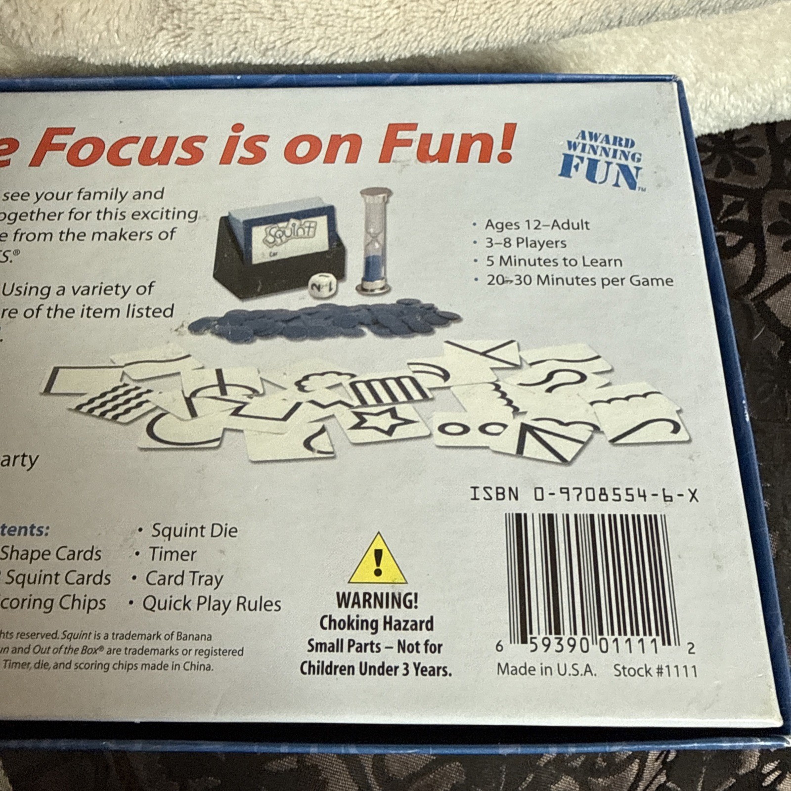 Squint The Game Where Pictures Take Shape Board Game