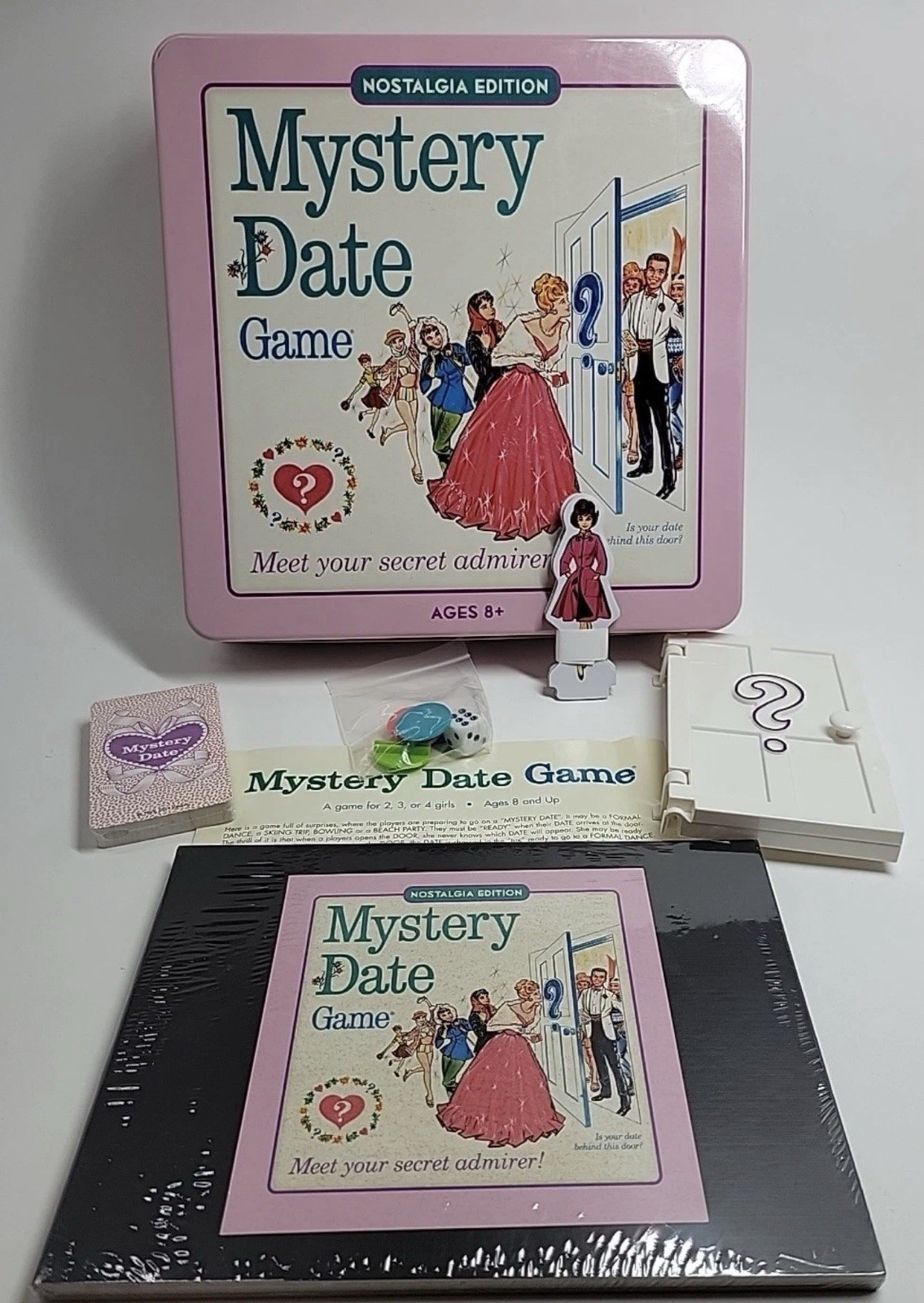 HASBRO Mystery Date Board Game Nostalgic Edition Damaged Tin NWD $40