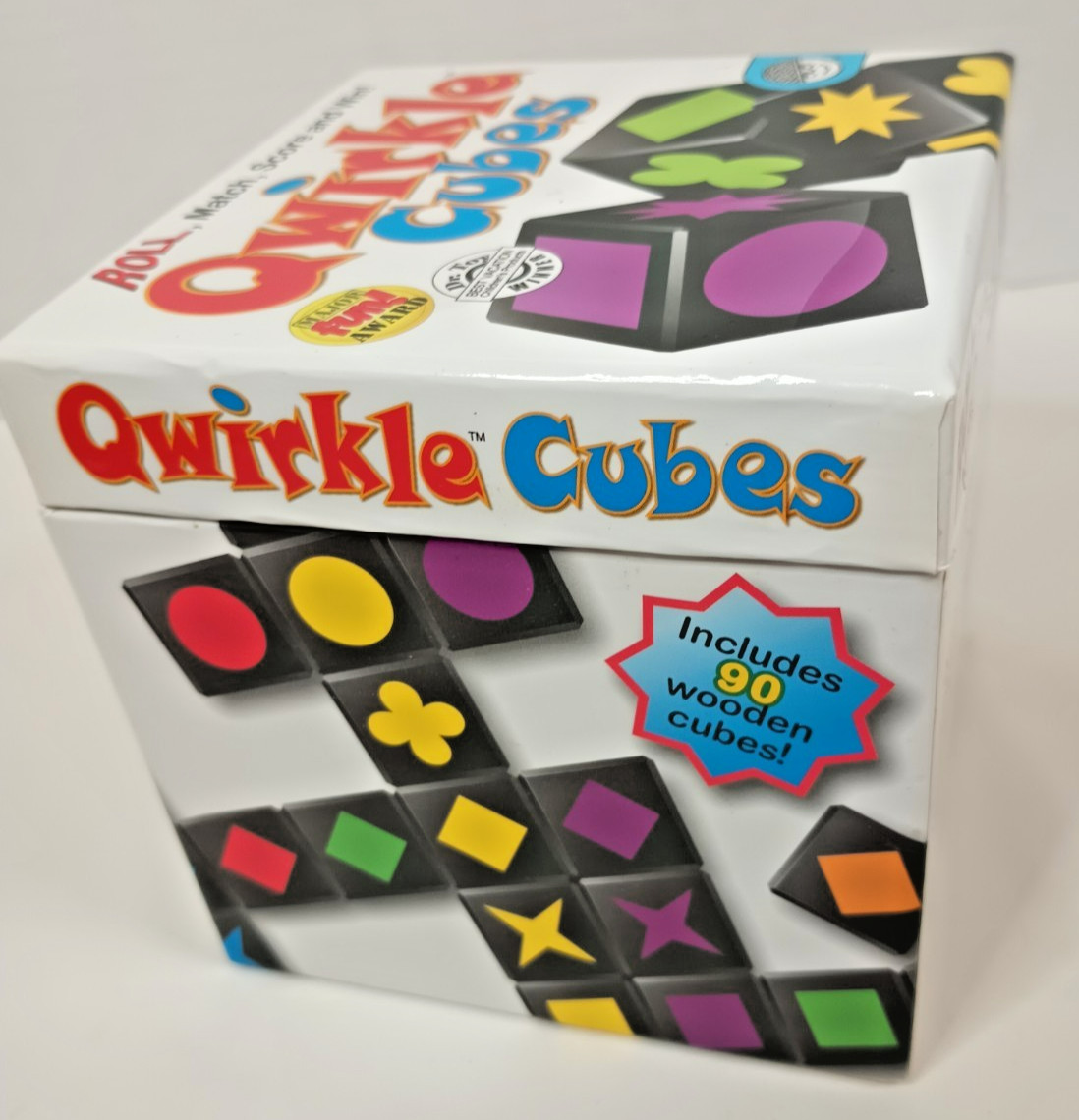 Qwirkle Cubes Game Mix Match Roll Win Mindware 2009 Dice Family Night Complete