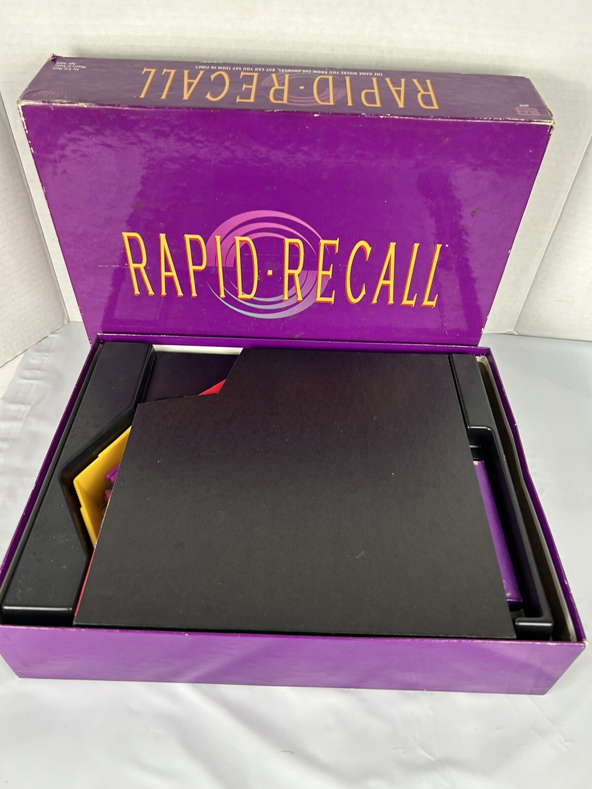 Rapid Recall Board Game 1993 VTG Fast Fun Memory Friends Family Complete EUC