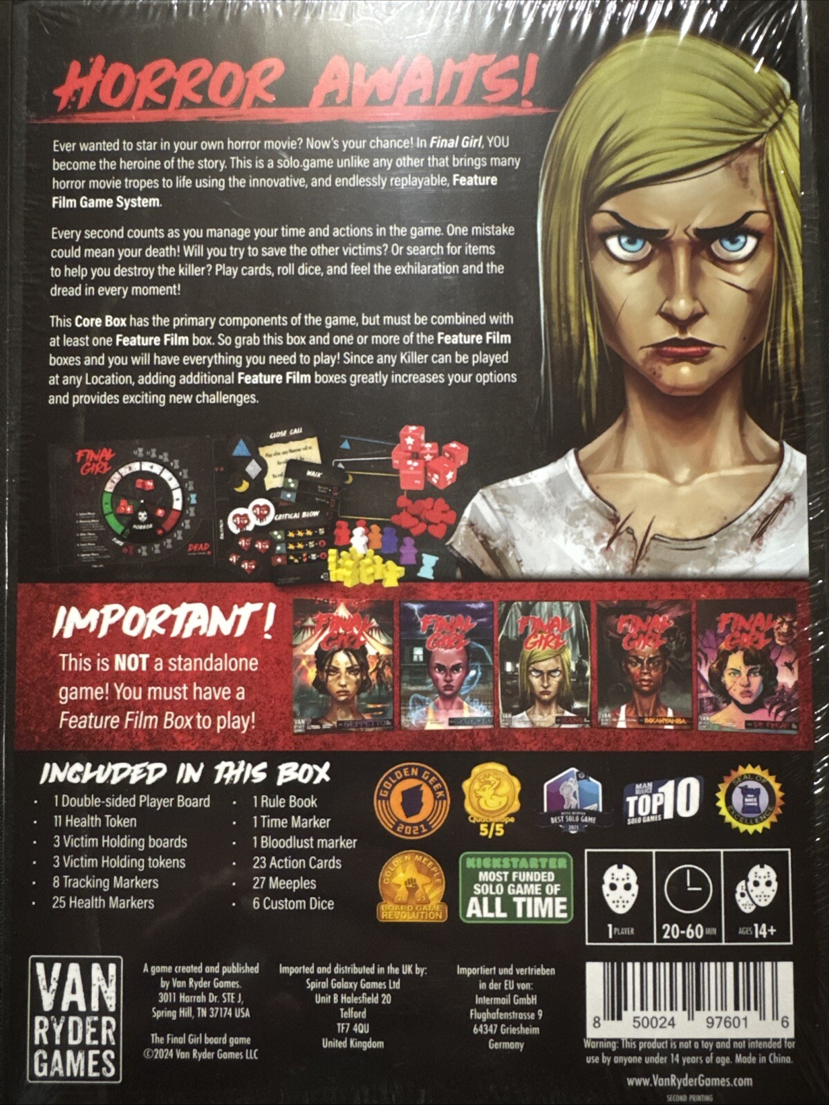 Final Girl: Core Box