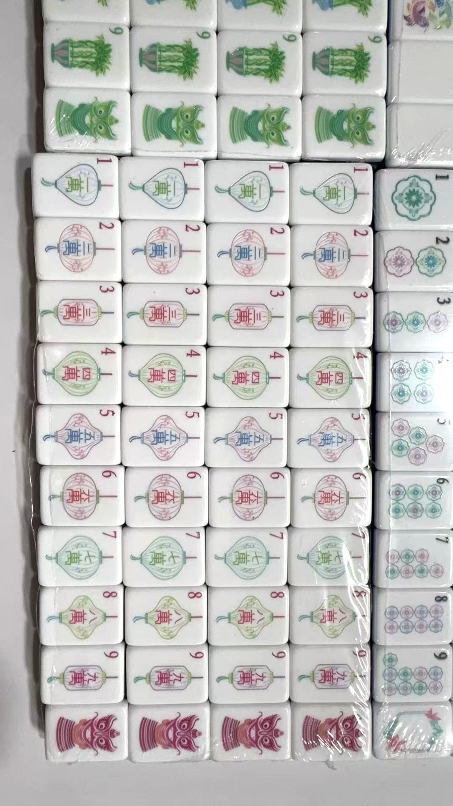 American Mahjong Game Set, 160 Layered Mah Jong Tiles Party Emerald (1S-6-3 (02
